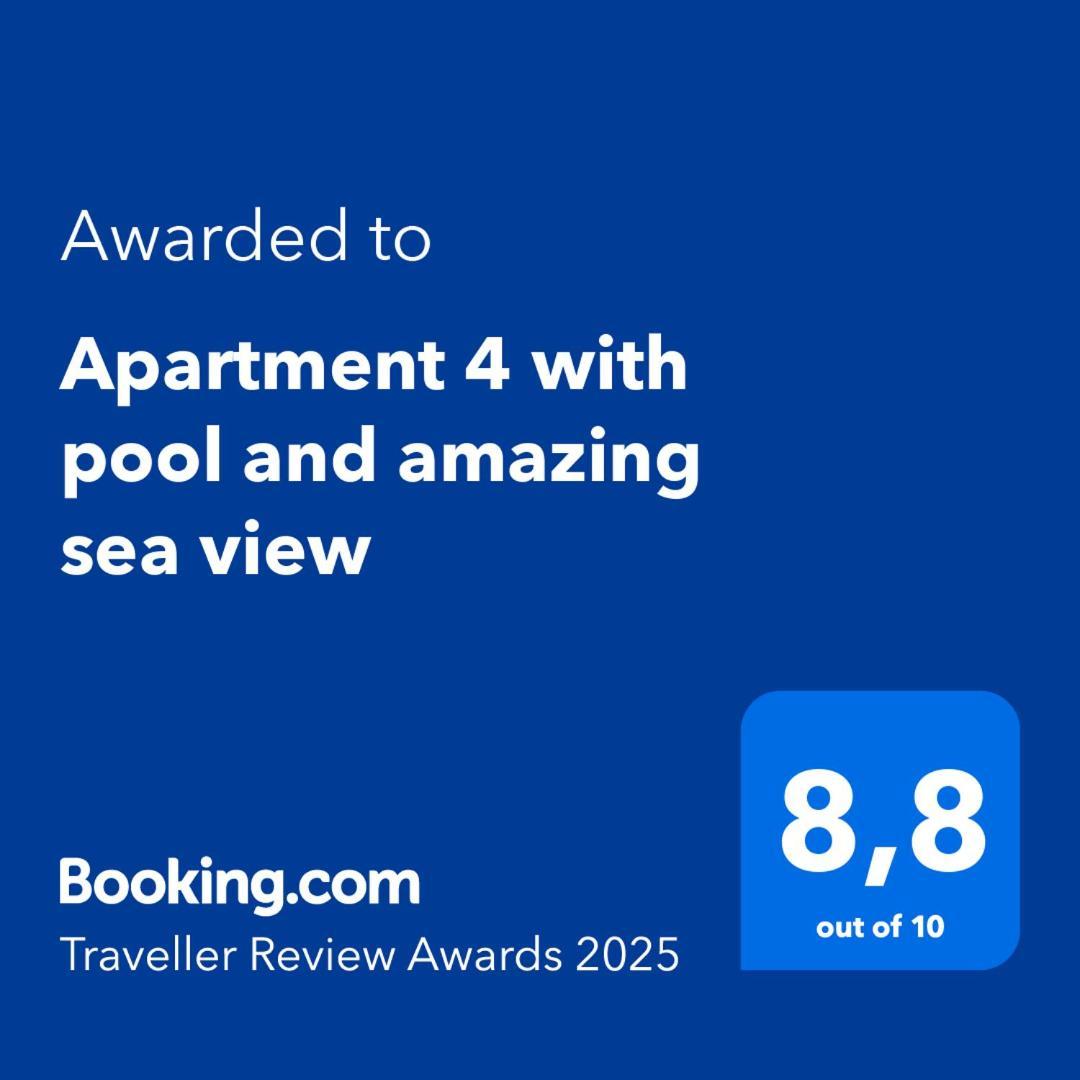 Apartment 4 With Pool And Amazing Sea View 洛克瓦罗戈兹尼察 外观 照片
